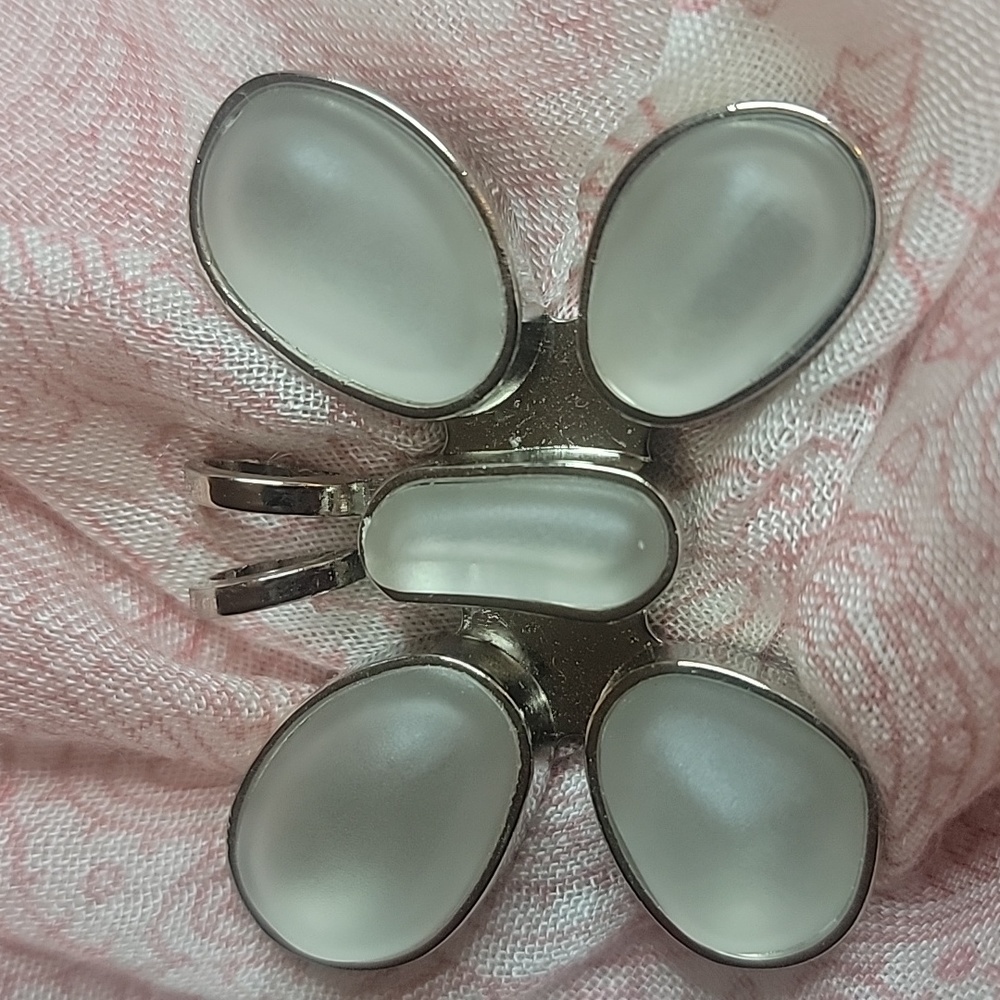 Rebecca Collins Signed Butterfly Clip Pendant